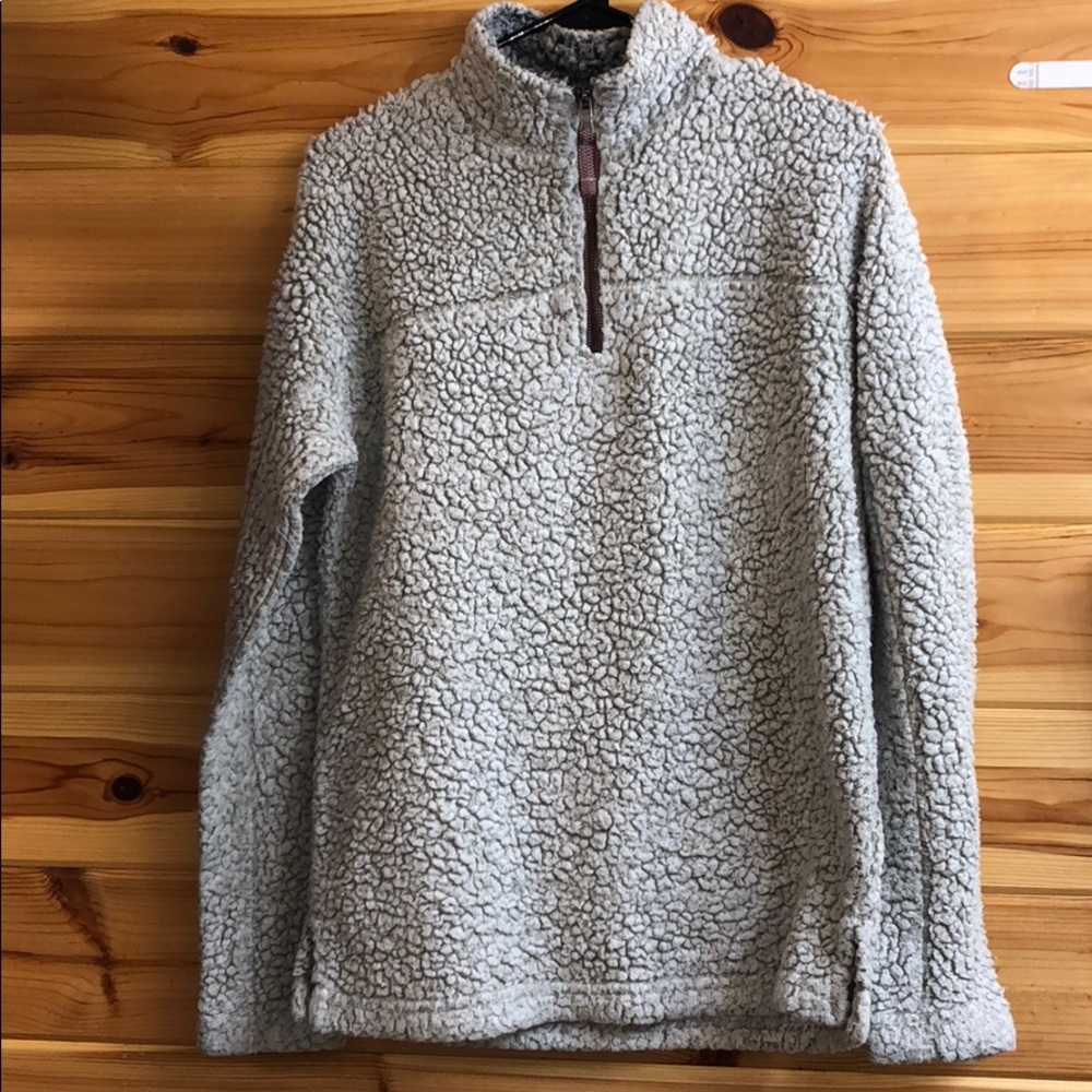 True Grit Frosty Tipped Pile 1/4 Zip